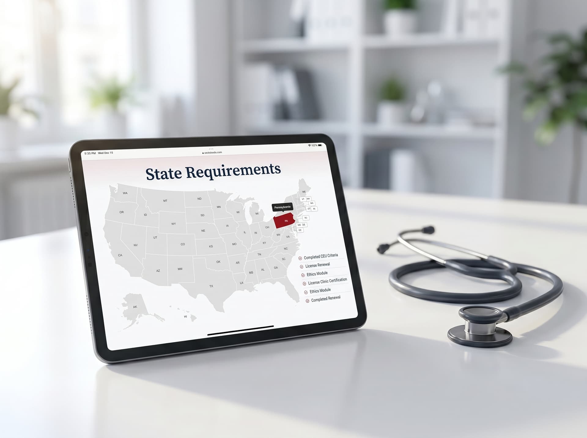 USA State Requirements Map